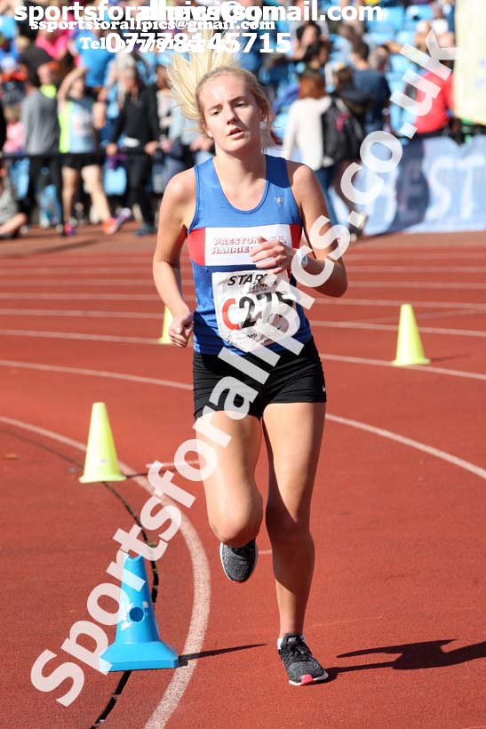 Womens under-17s  Northern 3 Stage Road Relay, SportsCity, Manchester. Photo: David T. Hewitson/Sports for All Pics